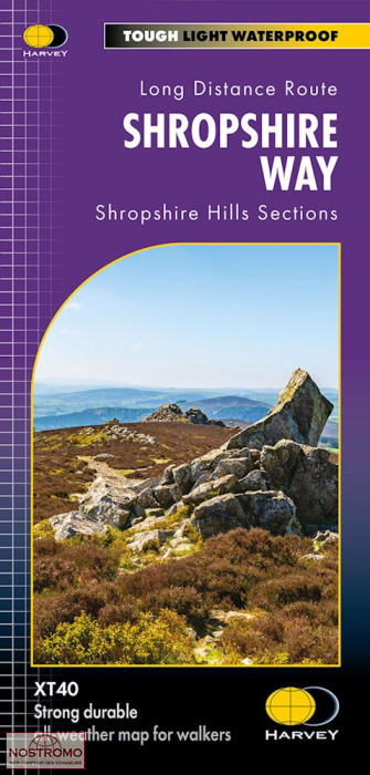 SHROPSHIRE WAY | Harvey hiking map