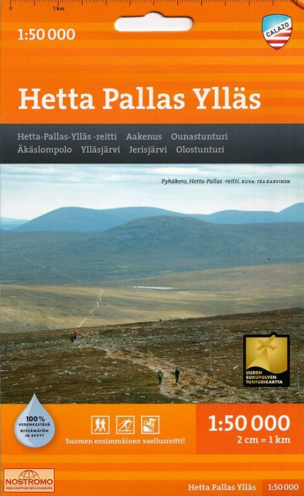 HETTA - PALLAS - YLLÄS | Calazo hiking map