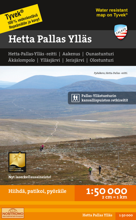 HETTA - PALLAS - YLLÄS | Calazo hiking map