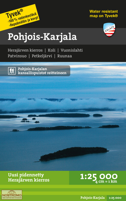 POHJOIS-KARJALA | Calazo hiking map