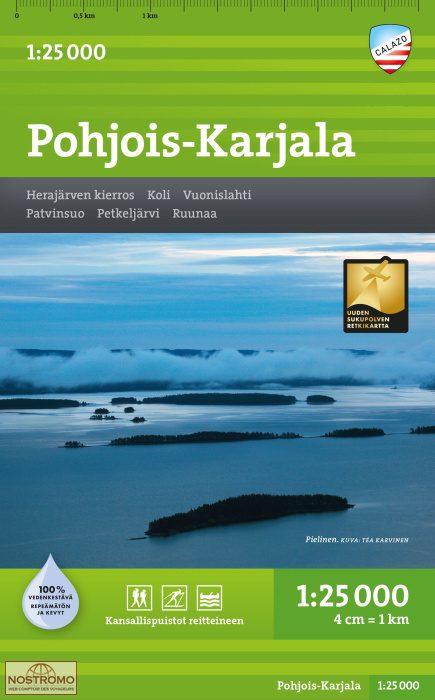 POHJOIS-KARJALA | Calazo hiking map