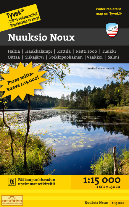 NUUKSIO - NOUX | Calazo hiking map