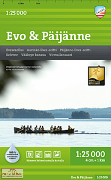 EVO & PÄIJÄNNE | carte de randonnée Calazo