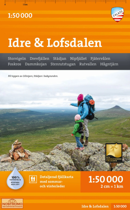 IDRE & LOFSDALEN | Calazo hiking map