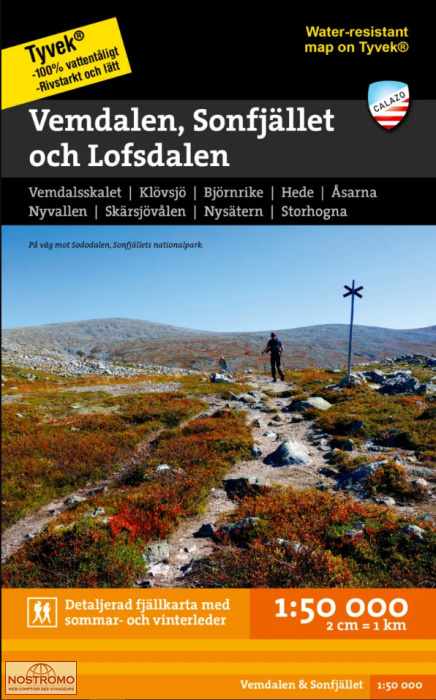 VEMDALEN, SONFJÄLLET & LOFSDALEN | Calazo hiking map