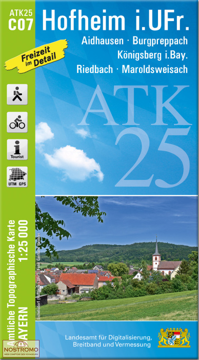 ATK25 - C07 HOFHEIM IN UNTERFRANKEN | LDBV hiking map