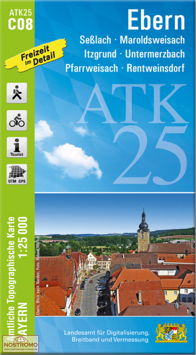 ATK25 - C08 EBERN | LDBV hiking map