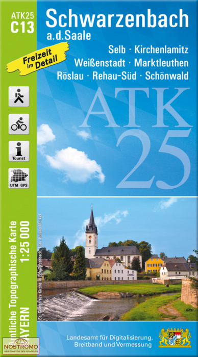 ATK25 - C13 SCHWARZENBACH AN DER.SAALE | LDBV hiking map