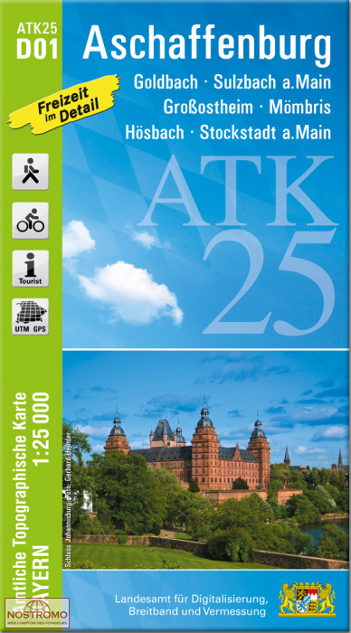 ATK25 - D01 ASCHAFFENBURG | LDBV hiking map