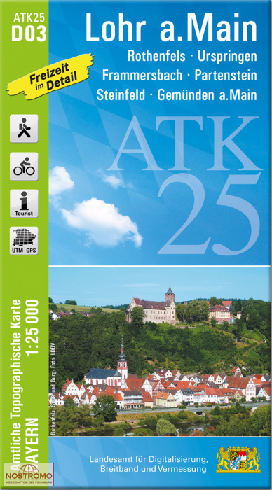 ATK25 - D03 LOHR AM MAIN | LDBV hiking map