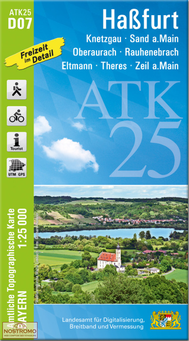 ATK25 - D07 HASSFURT | LDBV hiking map