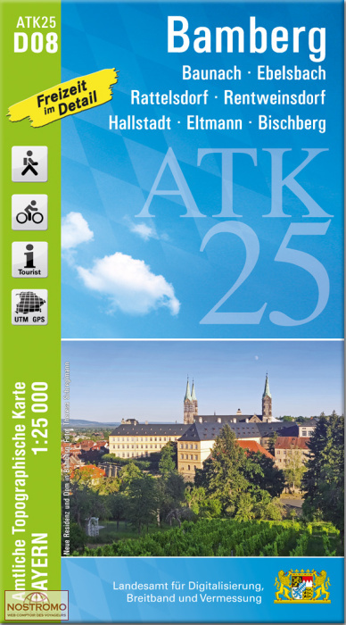 ATK25 - D08 BAMBERG | LDBV hiking map