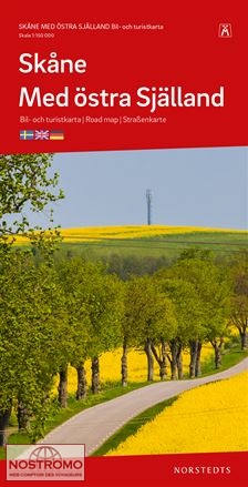 SCANIE & SJAELLAND EST | carte routière Norstedts
