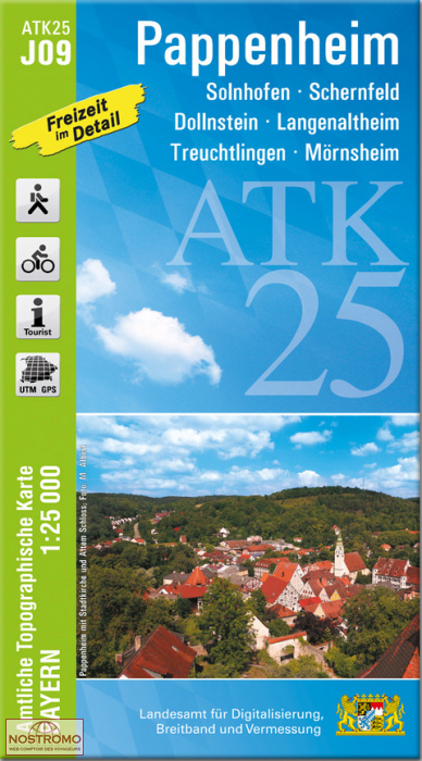 ATK25 - J09 PAPPENHEIM | LDBV hiking map