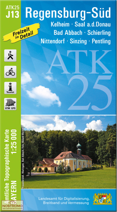 ATK25 - J13 REGENSBURG SÜD | LDBV hiking map