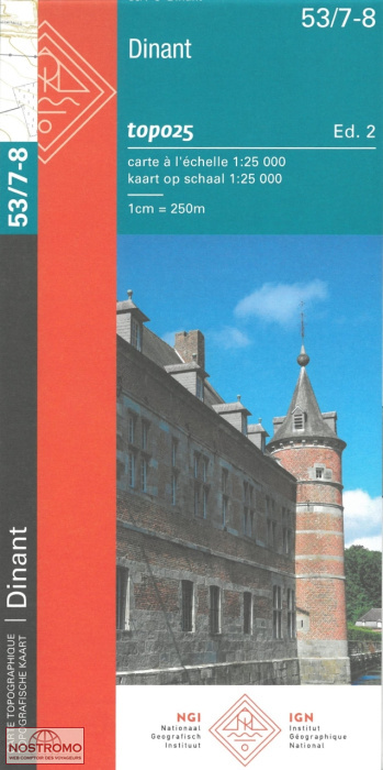 53/7-8 DINANT | carte topographique NGI/IGN