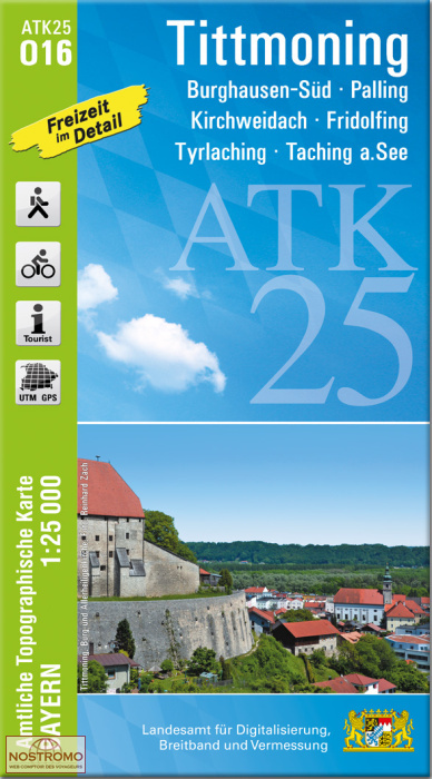 ATK25 - O16 TITTMONING | LDBV hiking map