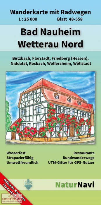 BAD NAUHEIM - WETTERAU NORD | NaturNavi hiking map