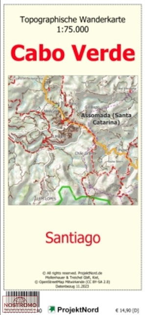 SANTIAGO | carte topographique Projektnord