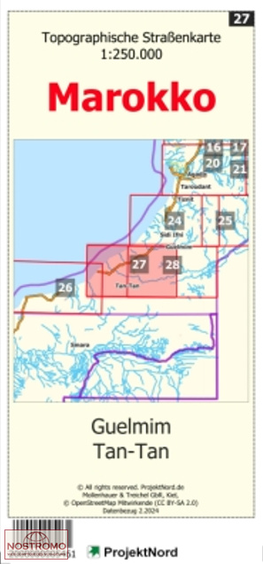 27 GUELMIN - TAN-TAN | Projektnord topographic map