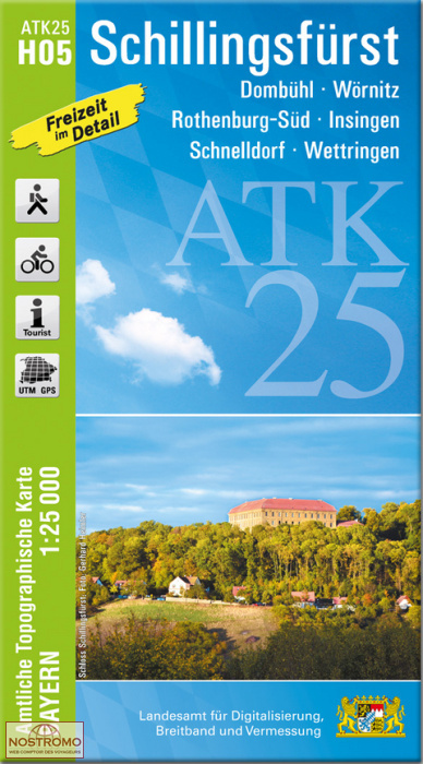 ATK25 - H05 SCHILLINGSFÜRST | LDBV hiking map