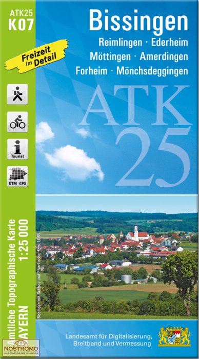 ATK25 - K07 BISSINGEN | LDBV hiking map