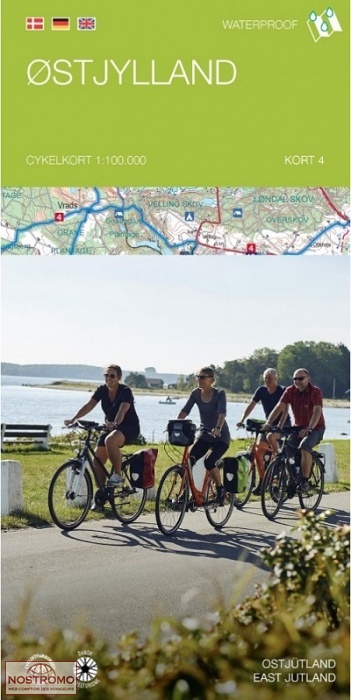 4 EAST JUTLAND | Dansk Cykelturisme cycling map