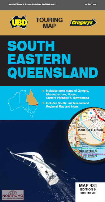 SOUTH EASTERN QUEENSLAND | carte routière Ubd Gregorys