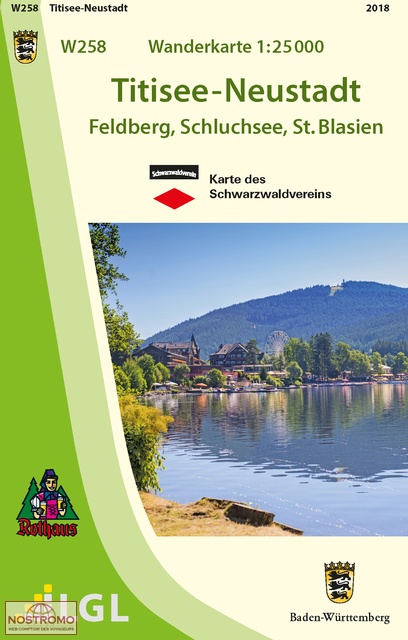 W258 TITISEE-NEUSTADT | LGL hiking map