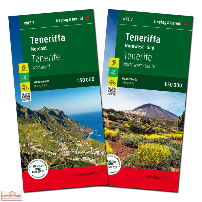WKE7 TENERIFE | cartes de randonnée Freytag & Berndt
