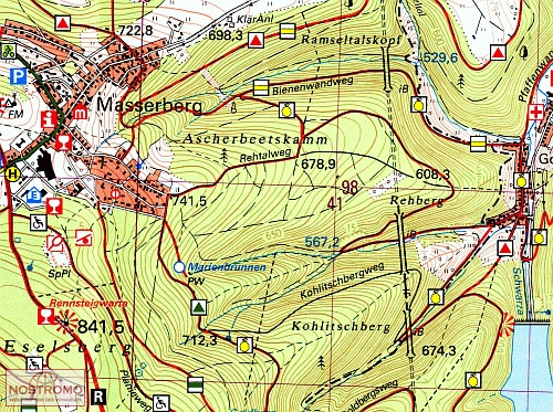 13 MASSERBERG UND UMGEBUNG | carte de randonnée | nostromoweb