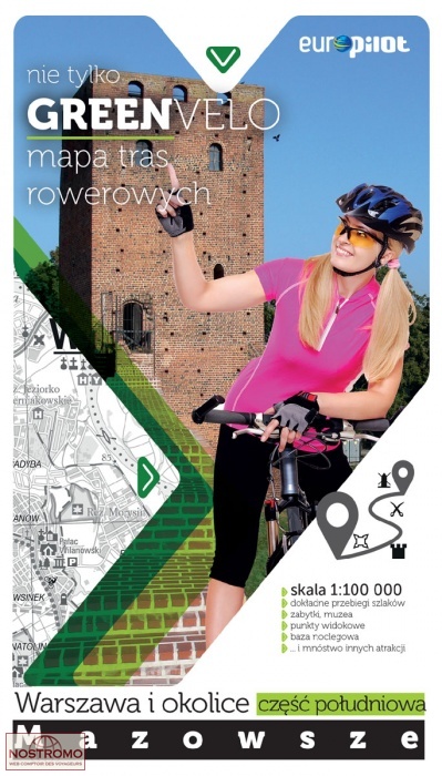 WARSZAWA I OKOLICE - CZĘŚĆ POŁUDNIOWA | Europilot cycling map
