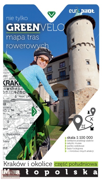 KRAKÓW I OKOLICE - CZĘŚĆ POŁUDNIOWA | Europilot cycling map