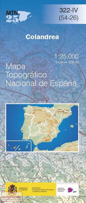322-4 COLANDREA | carte topographique CNIG