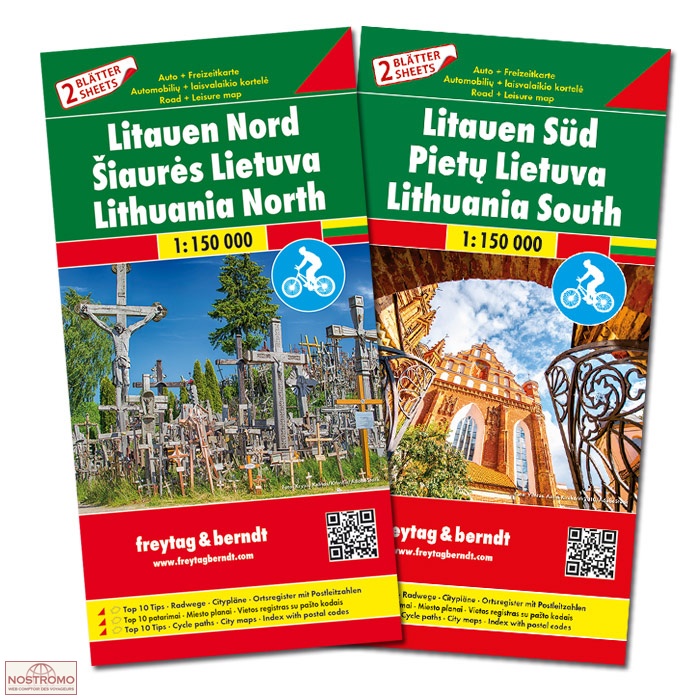 LITHUANIA NORTH & SOUTH | Freytag & Berndt road maps