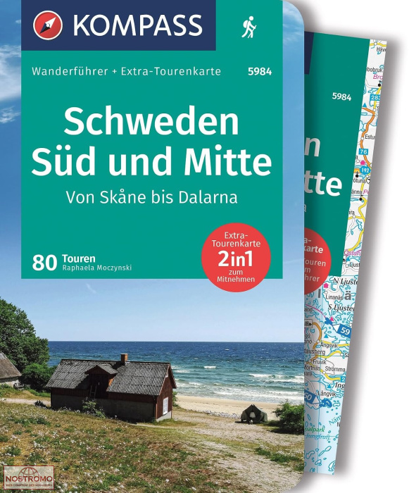 SUÈDE CENTRE ET SUD | guide de randonnée Kompass