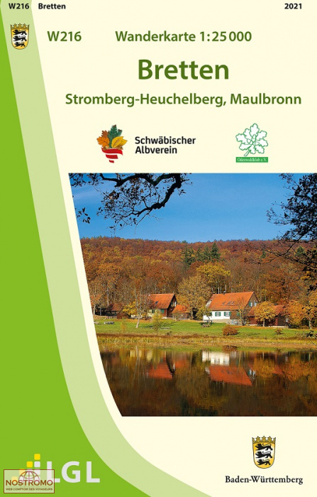 W216  BRETTEN | LGL hiking map
