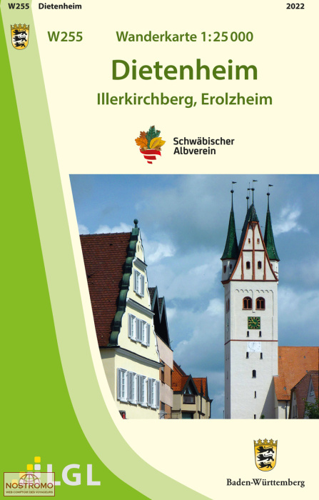 W255 DIETENHEIM | LGL hiking map