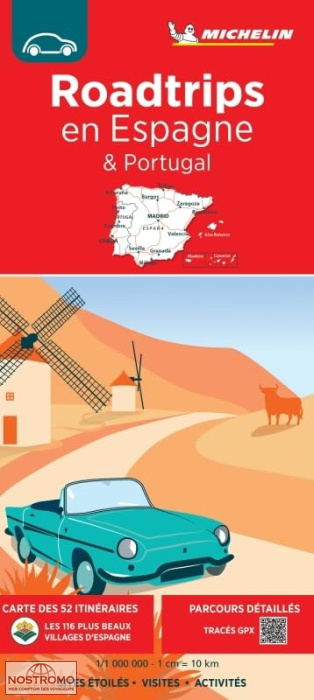 ROADTRIPS EN ESPAGNE & PORTUGAL | carte routière Michelin