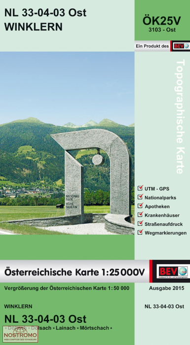 3103-WEST WINKLERN | carte topographique BEV