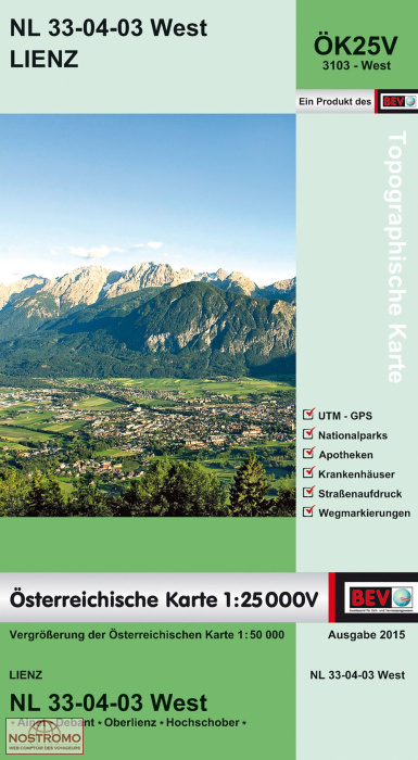 3108-WEST SILLIAN | carte topographique BEV