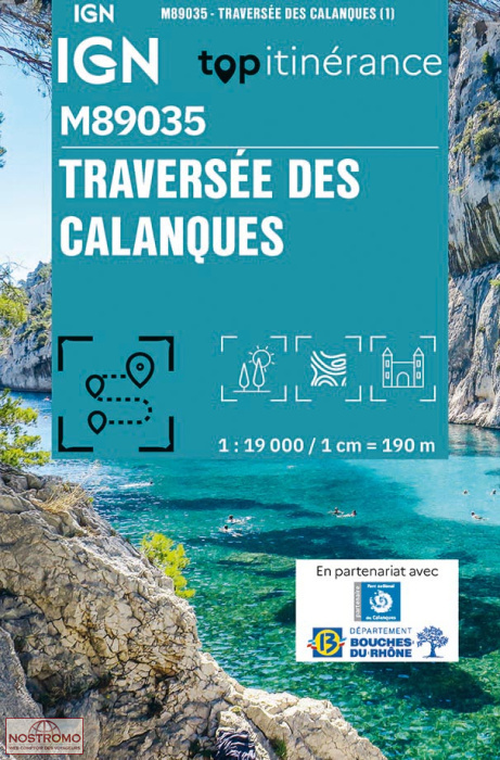 TRAVERSÉE DES CALANQUES | IGN hiking map