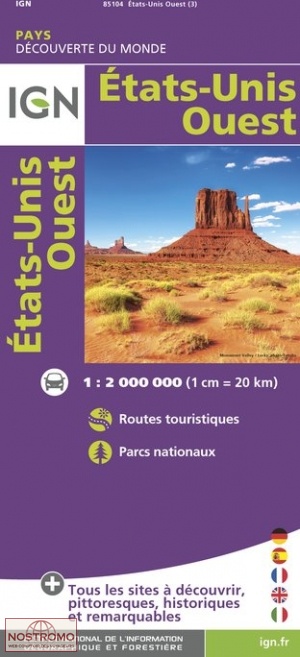 USA WEST | IGN travel map