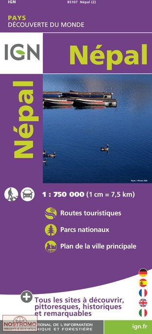 NEPAL | IGN travel map