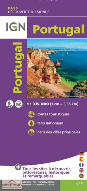 PORTUGAL | IGN travel map