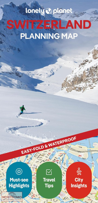 SUISSE | carte touristique Lonely Planet
