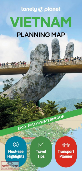 VIETNAM | carte touristique Lonely Planet