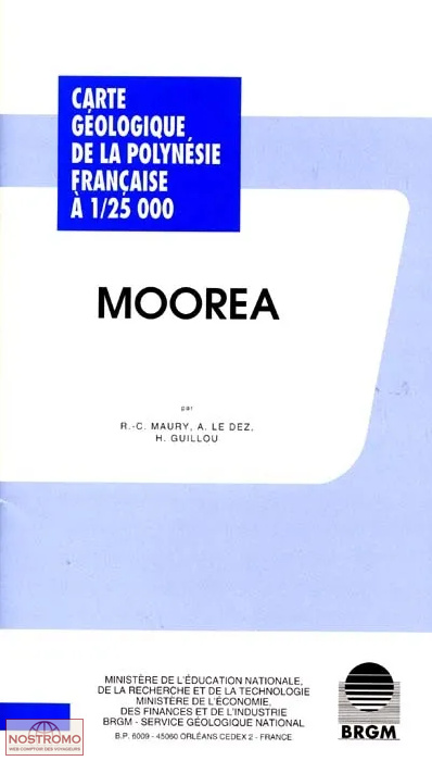 MOOREA | carte géologique BRGM