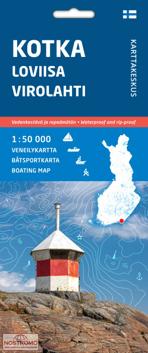 KOTKA - LOVIISA - VIROLHATI | carte de tourisme nautique Karttakeskus