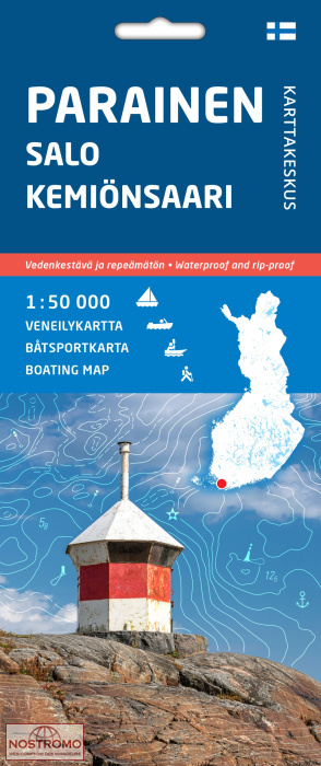PARAINEN - SALO - KEMIÖSAARI | carte de tourisme nautique Karttakeskus